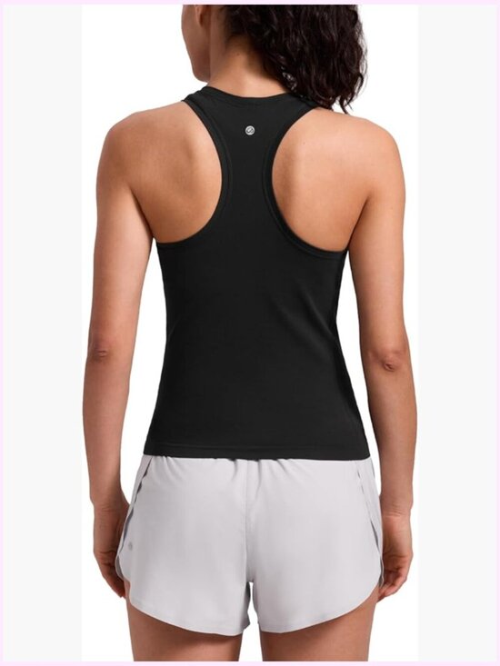 Tops - Seamless Racerback Workout Tank Top for Women - Sleeveless, Breathable